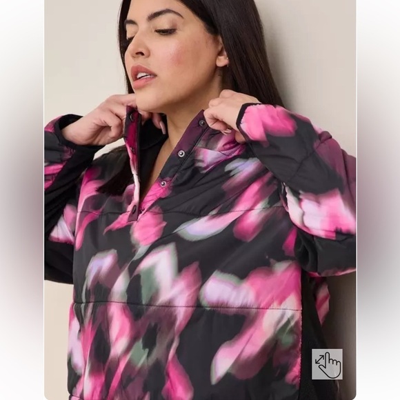 *NEW* Torrid Happy Camper Puffer Active Pullover - Picture 2 of 16